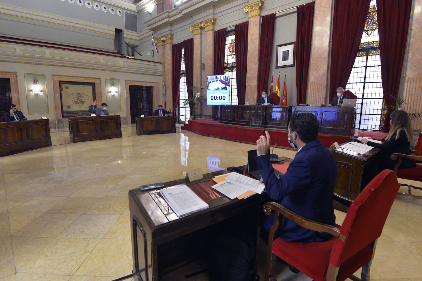 Fotos: Pleno Ayuntamiento de Murcia del 29 de octubre de 2020