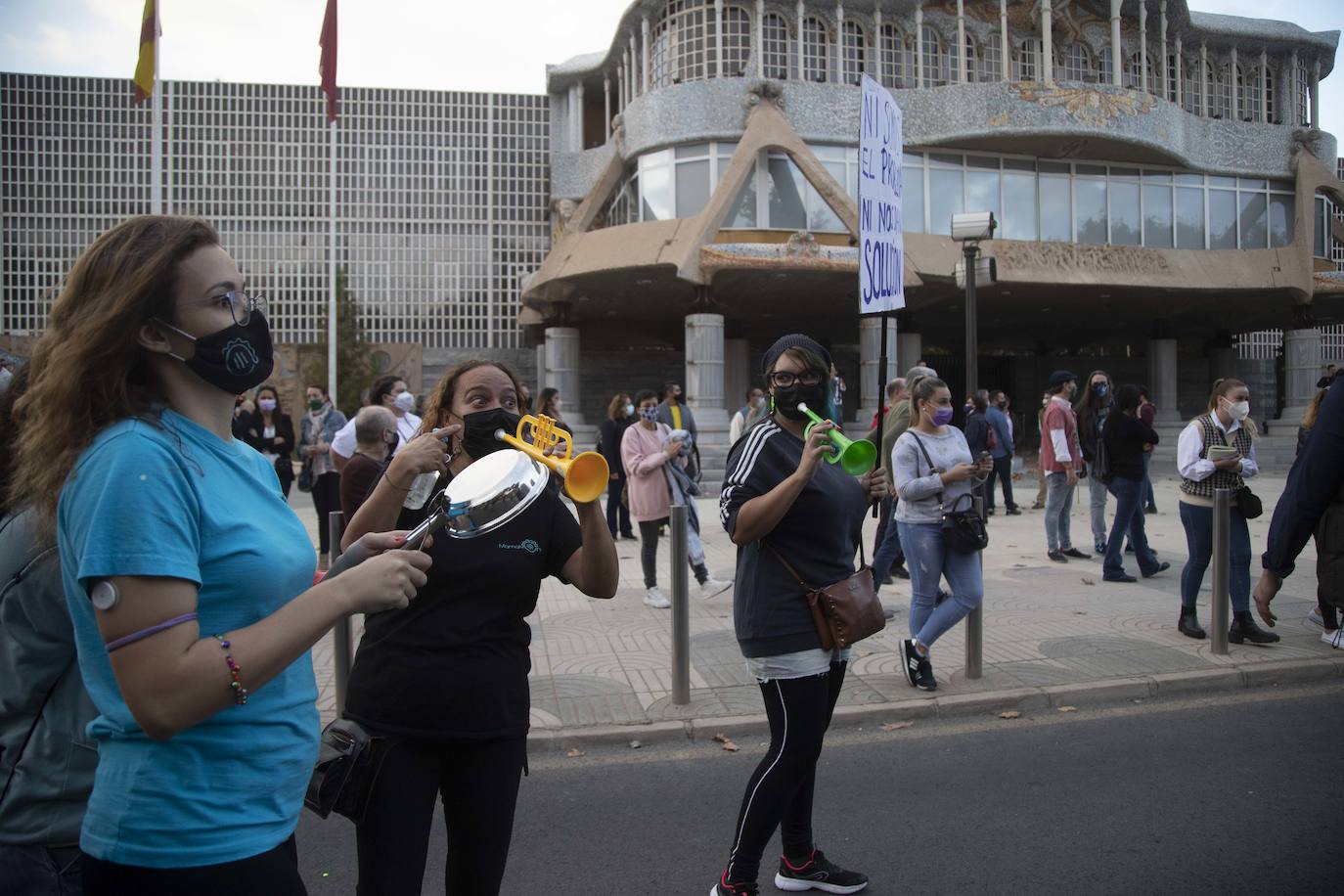 Fotos: Protesta de los hosteleros de Cartagena