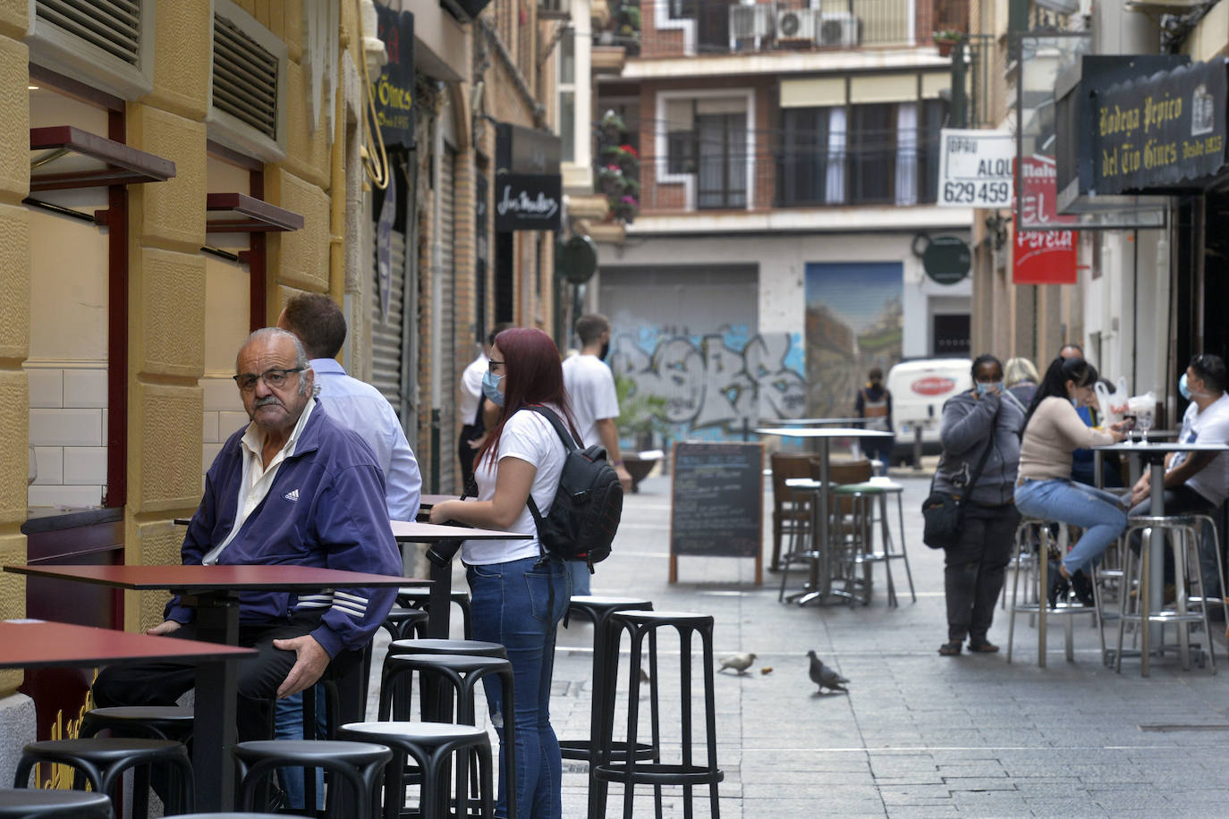 Fotos: Los bares de Murcia, tras el cierre decretado por Salud a partir de este sábado