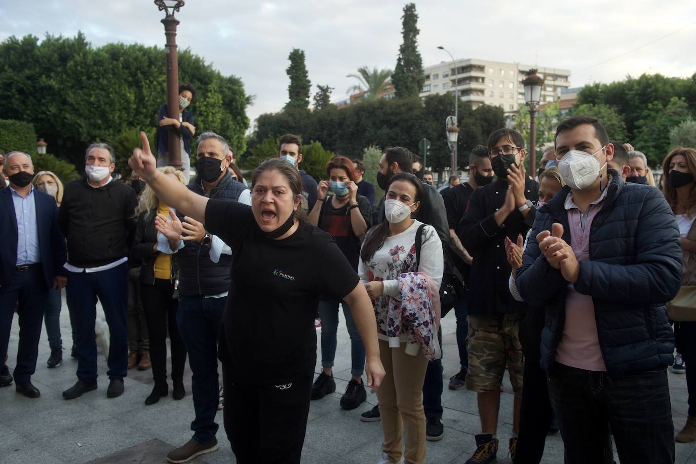 Fotos: Los hosteleros protestan en Murcia