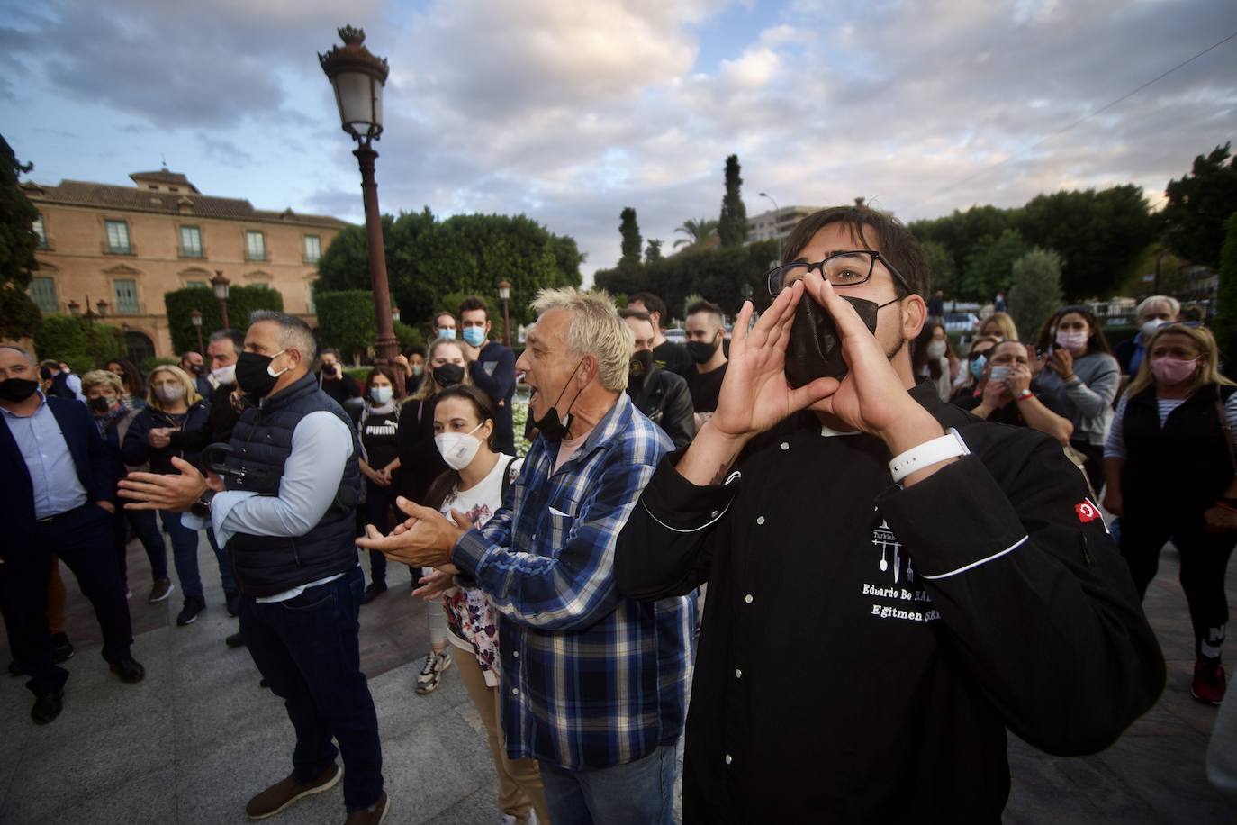 Fotos: Los hosteleros protestan en Murcia