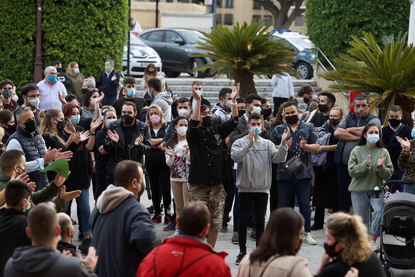 Fotos: Los hosteleros protestan en Murcia