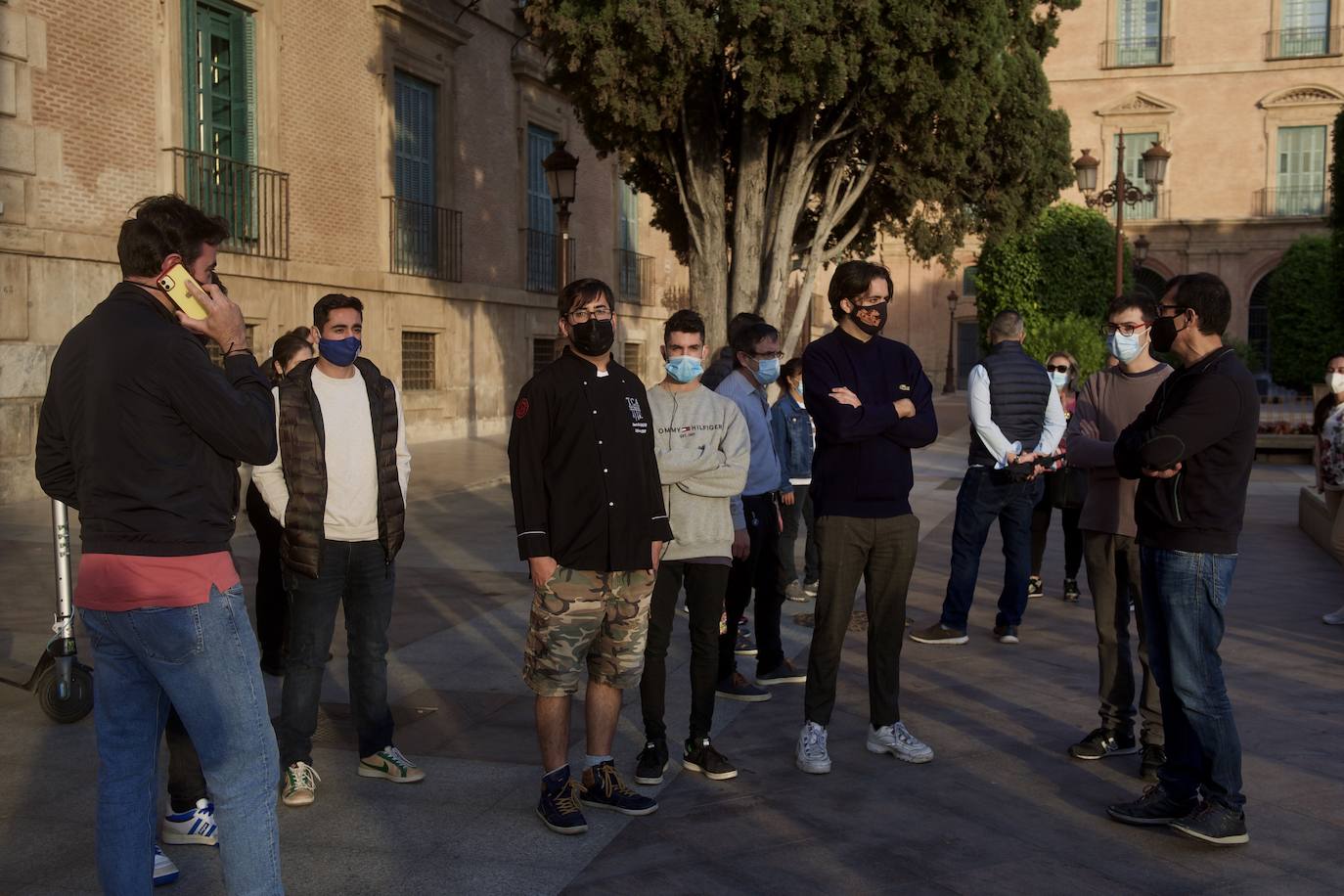 Fotos: Los hosteleros protestan en Murcia