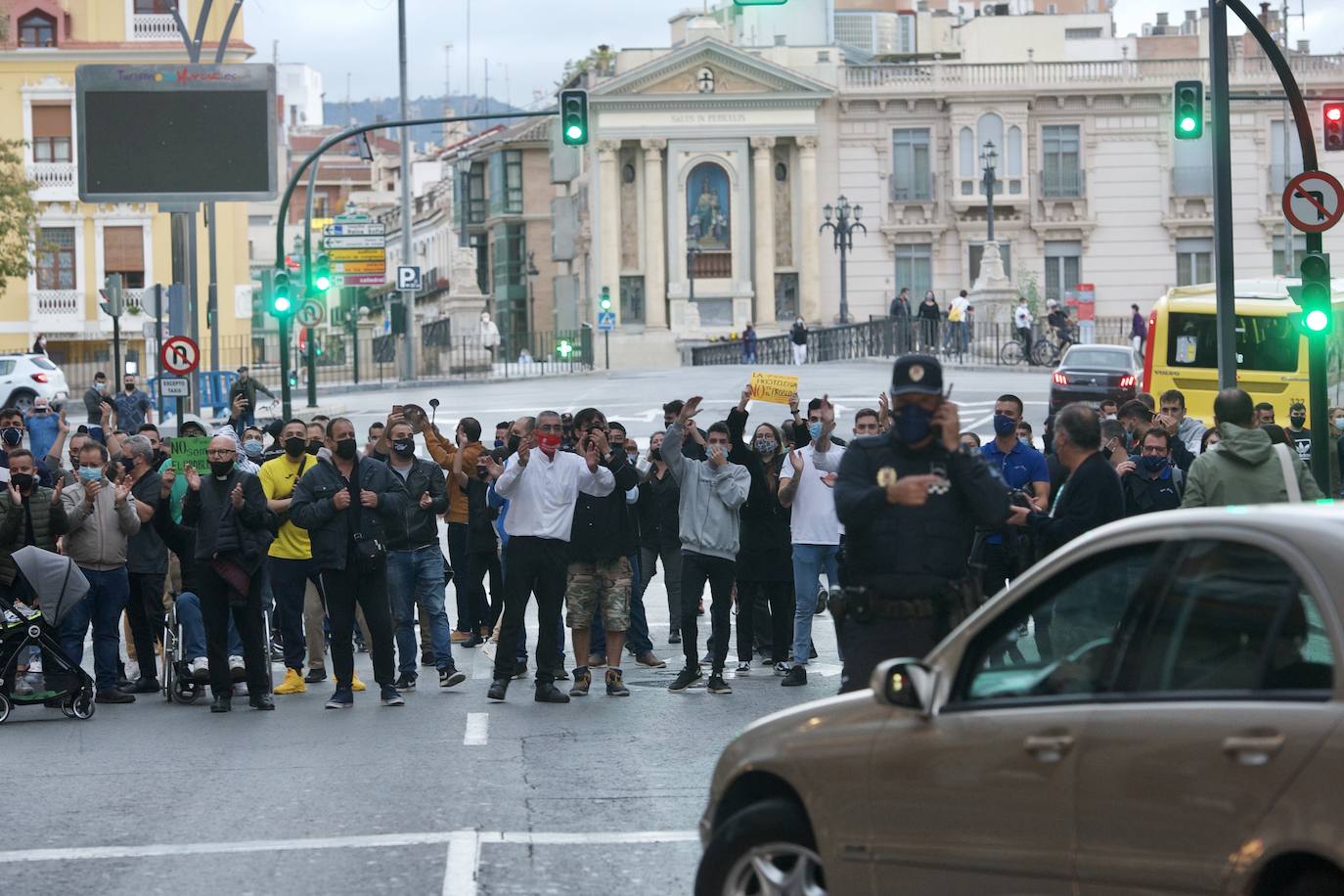 Fotos: Los hosteleros protestan en Murcia