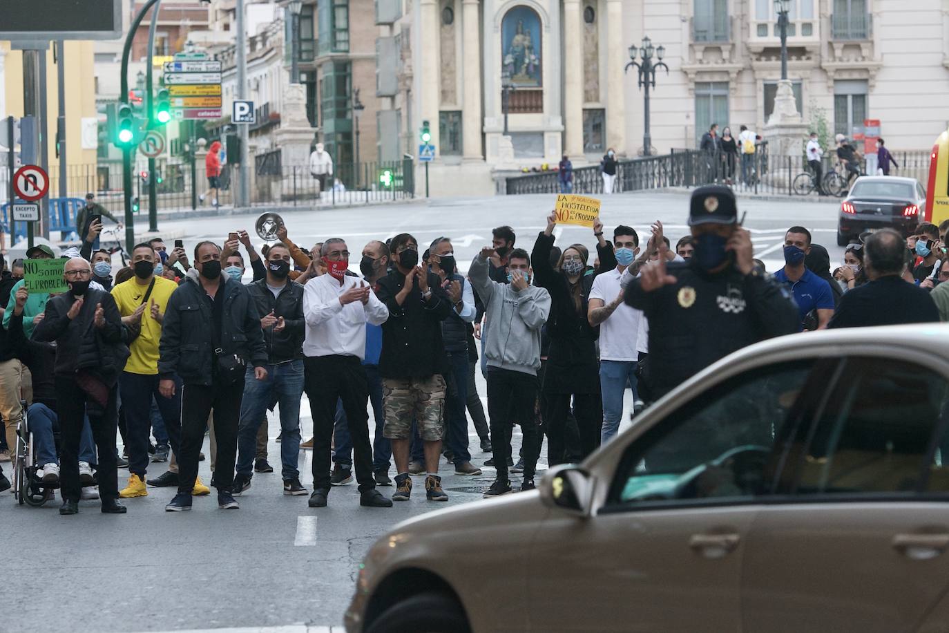 Fotos: Los hosteleros protestan en Murcia