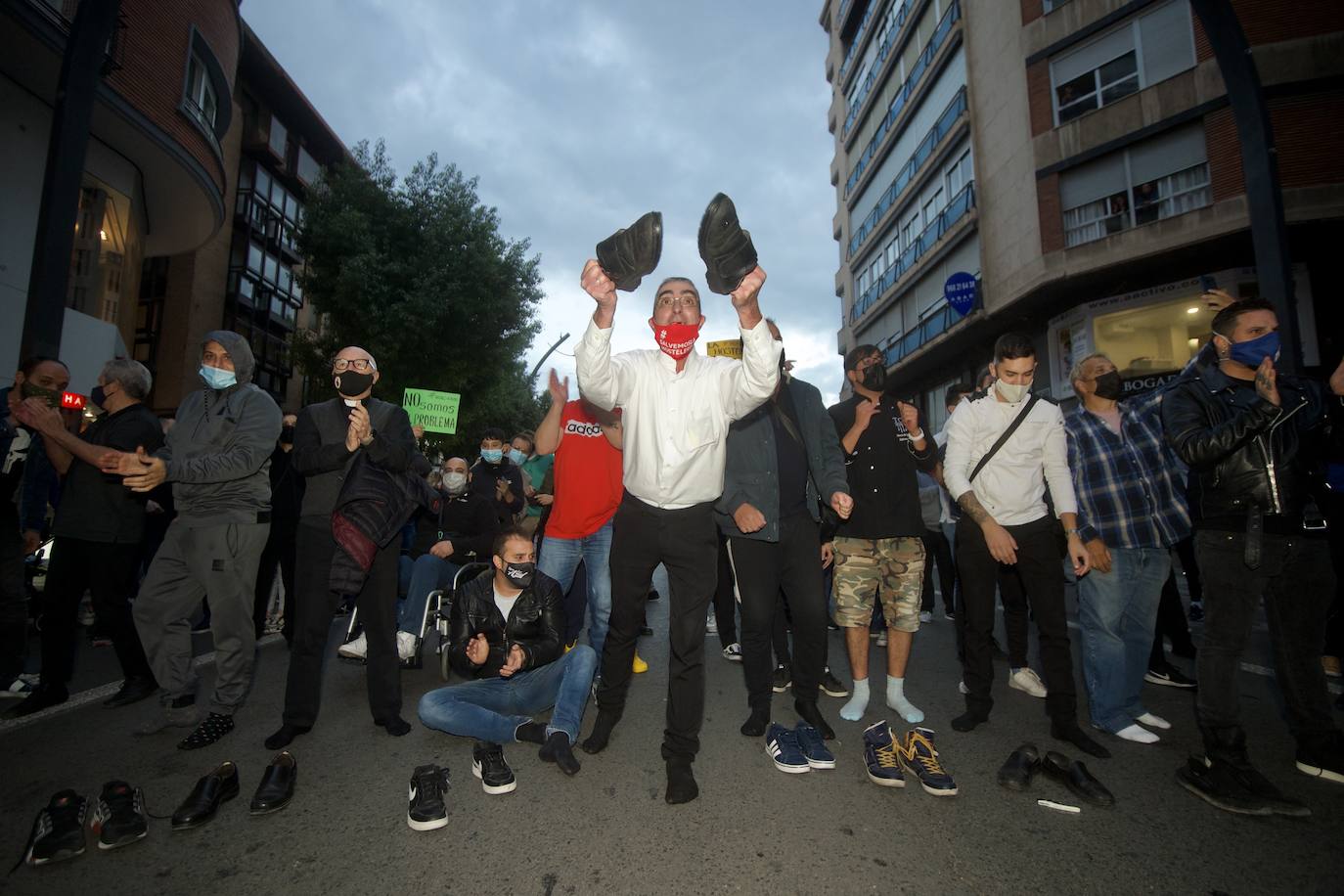 Fotos: Los hosteleros protestan en Murcia