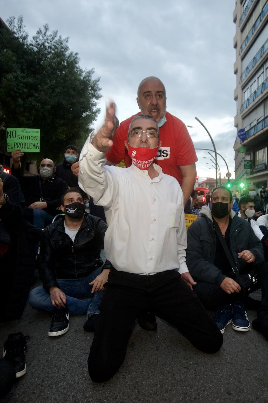 Fotos: Los hosteleros protestan en Murcia