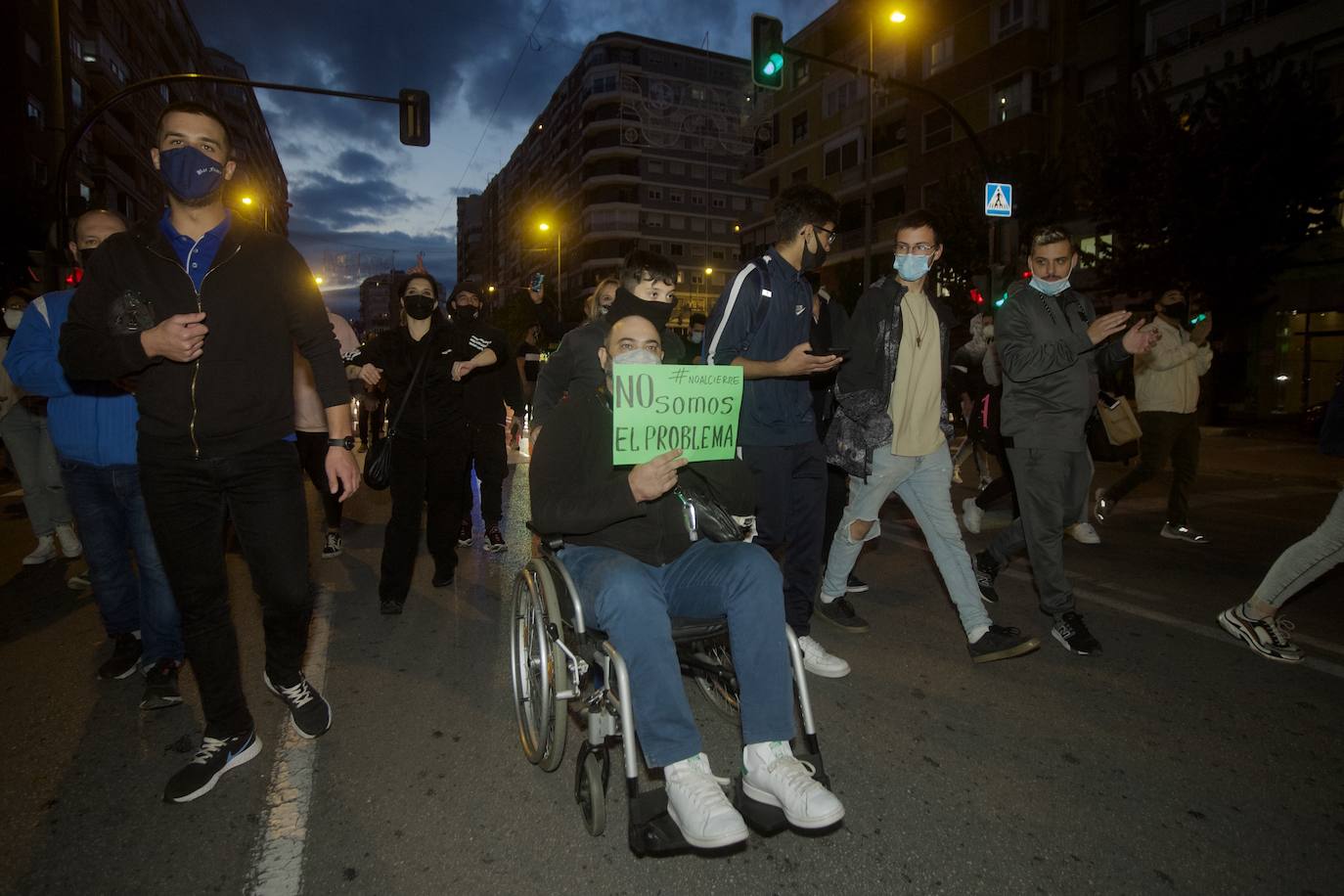 Fotos: Los hosteleros protestan en Murcia