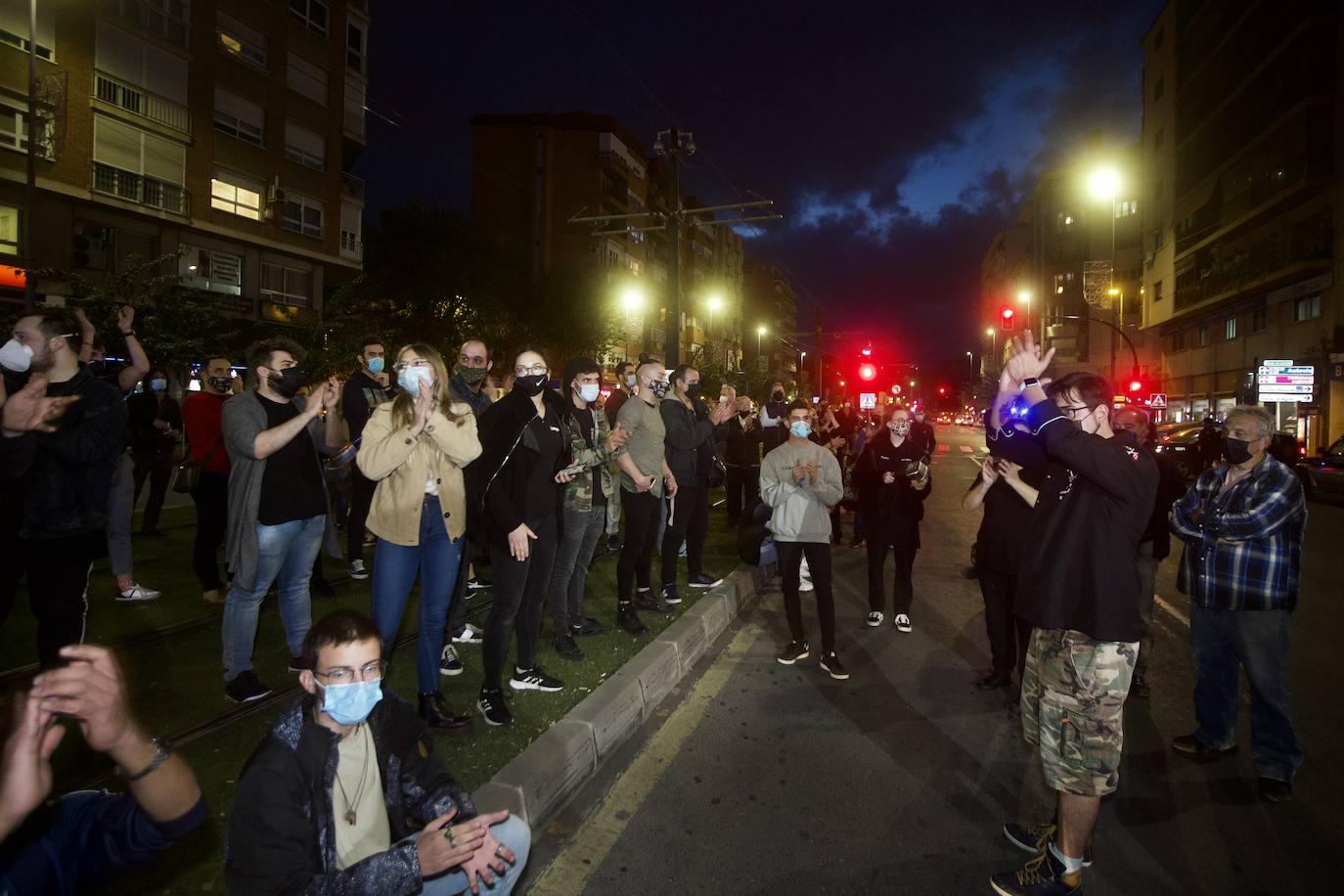 Fotos: Los hosteleros protestan en Murcia