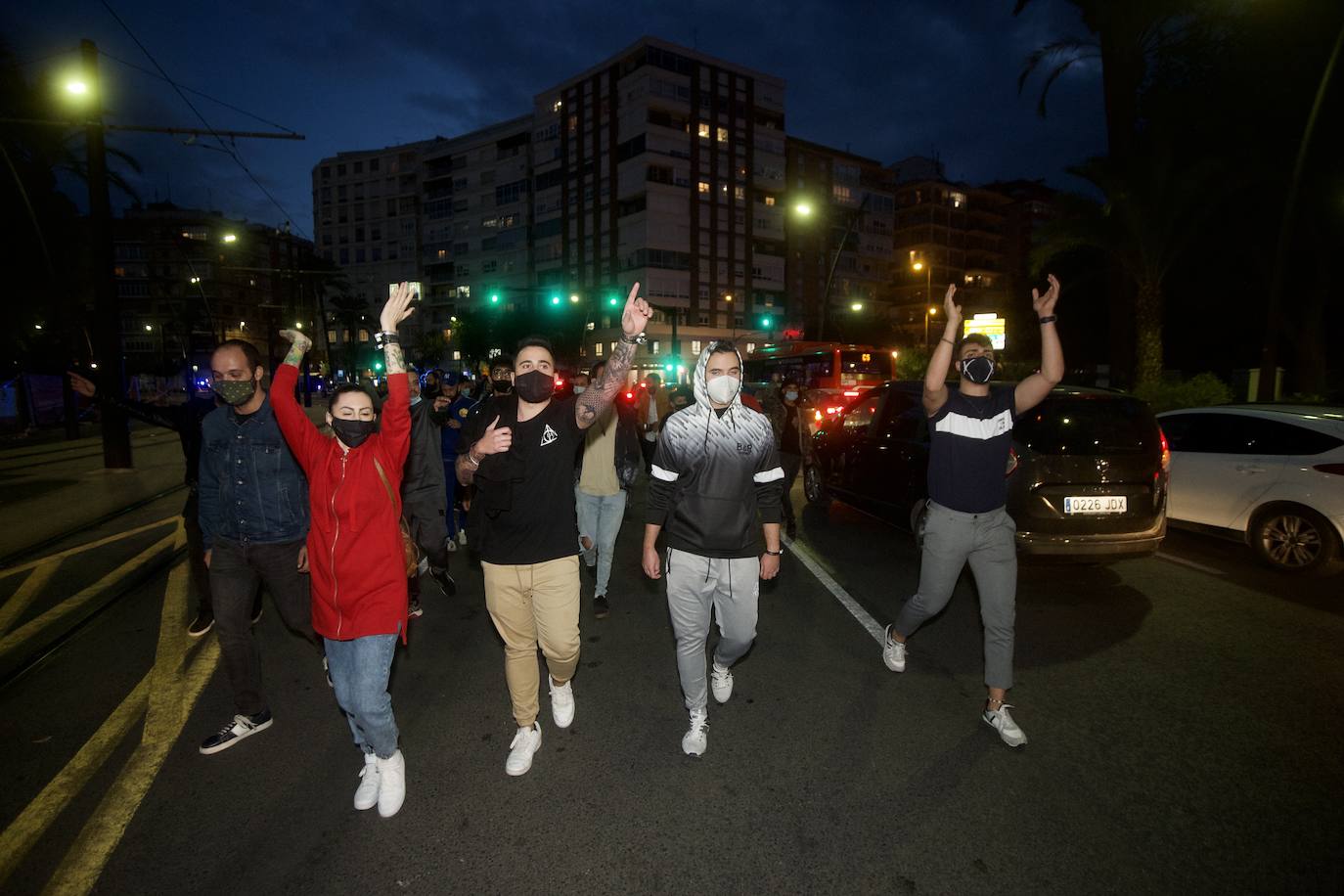 Fotos: Los hosteleros protestan en Murcia