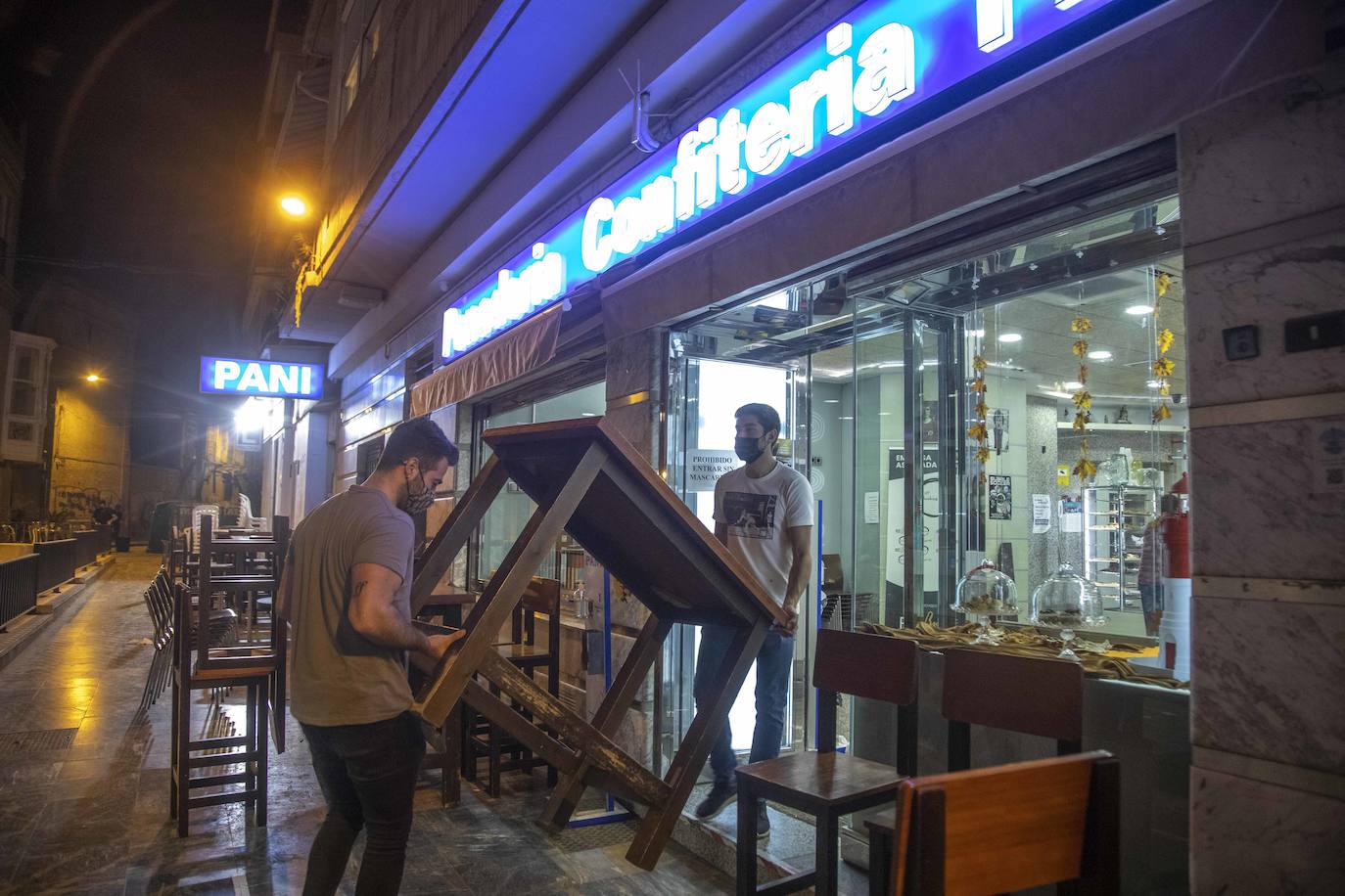 Fotos: Último día de bares abiertos en Cartagena