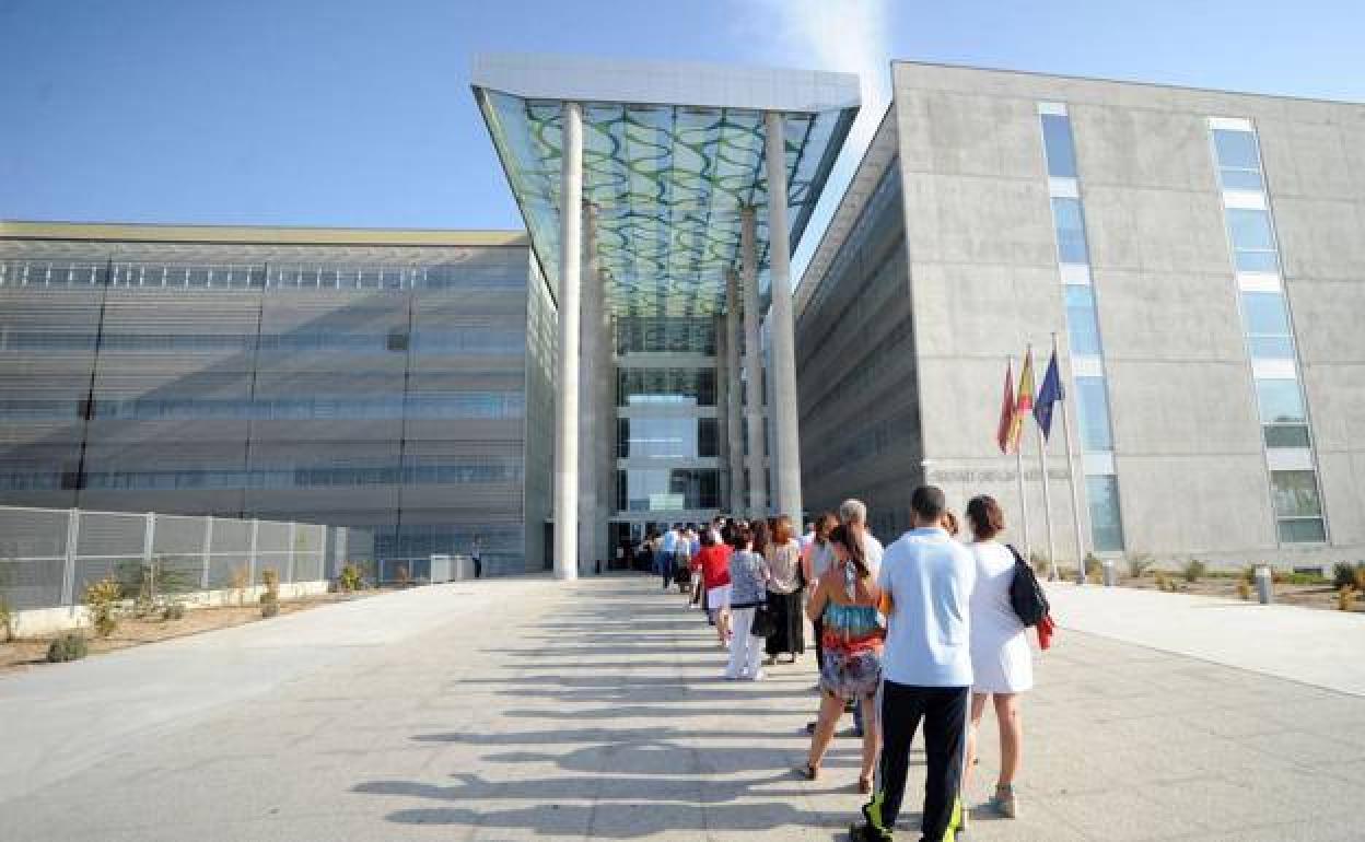 Ciudad de la Justicia, edificio donde se encuentra el juzgado especializado en claúsulas suelo en Murcia.