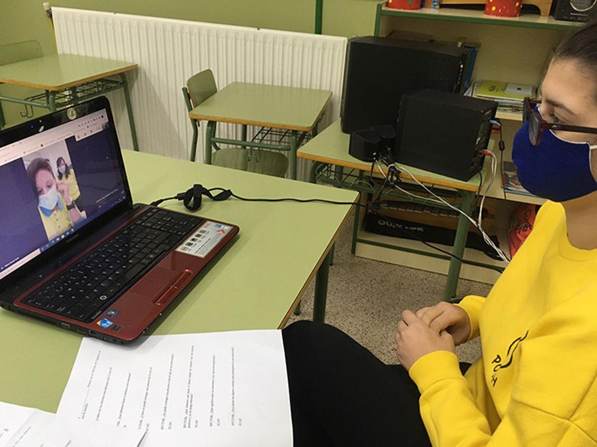 Un miembro del equipo SPUTNIK, del colegio Cruz de Piedra de Jumilla