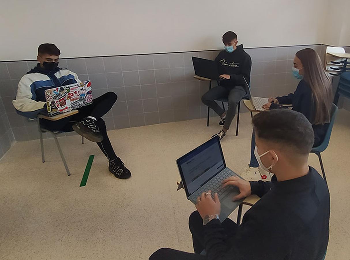 El grupo 'Los Periodísticos' del colegio Fuenteblanca de Murcia