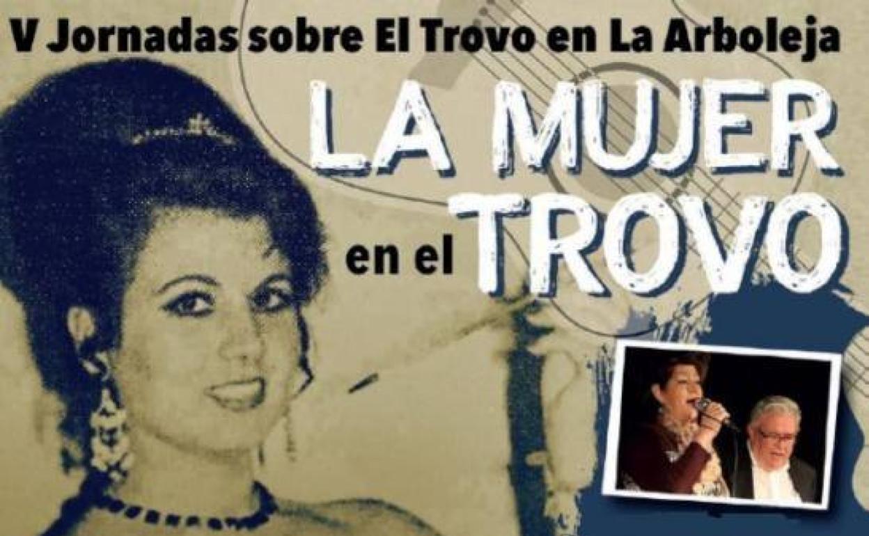 Cartel de las Jornadas sobre el Trovo de La Arboleja, en su quinta edición. 