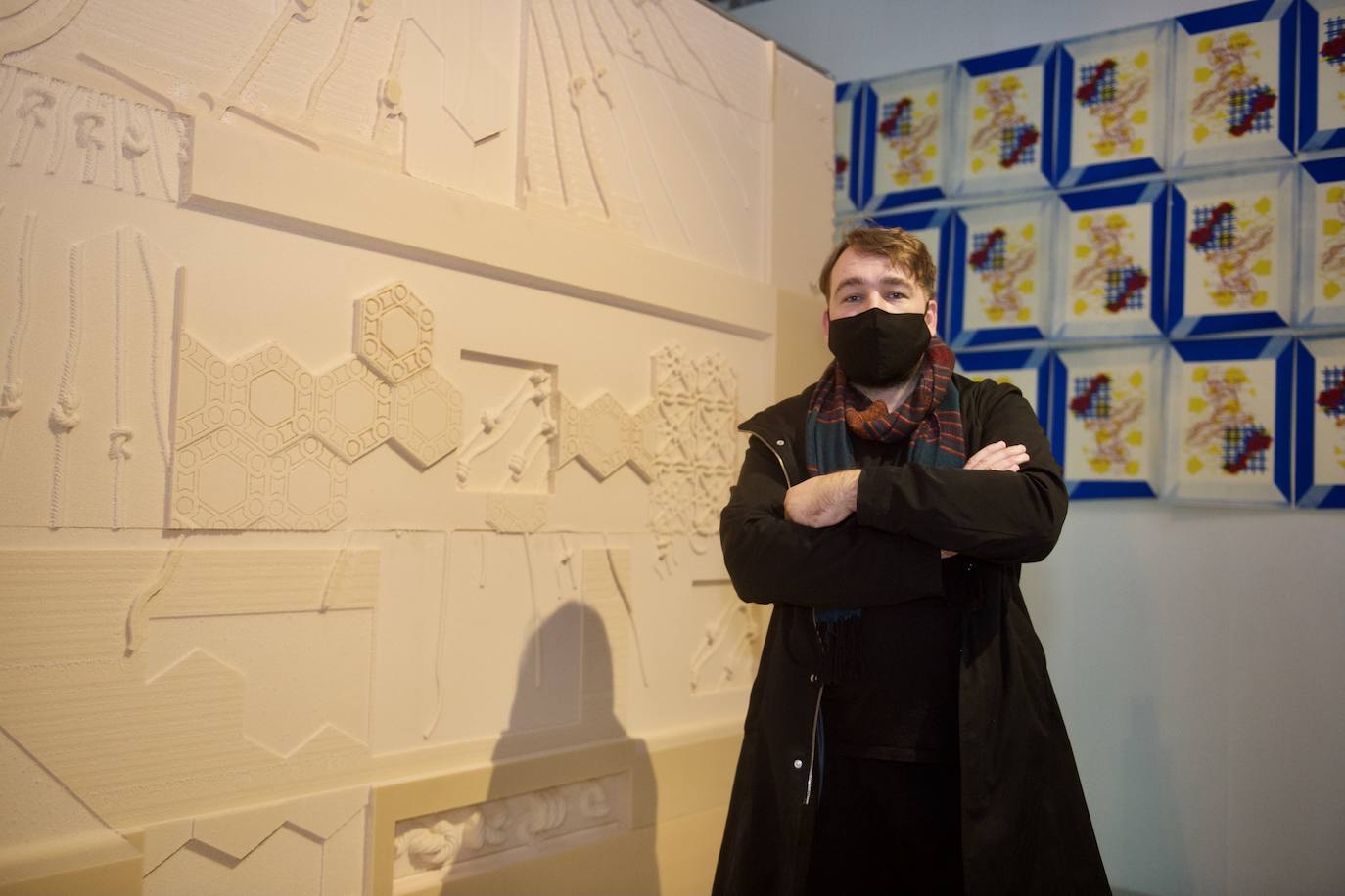 Fotos: Lorenzo Sandoval lleva al Párraga su proceso creativo con ‘Shadow Writing’