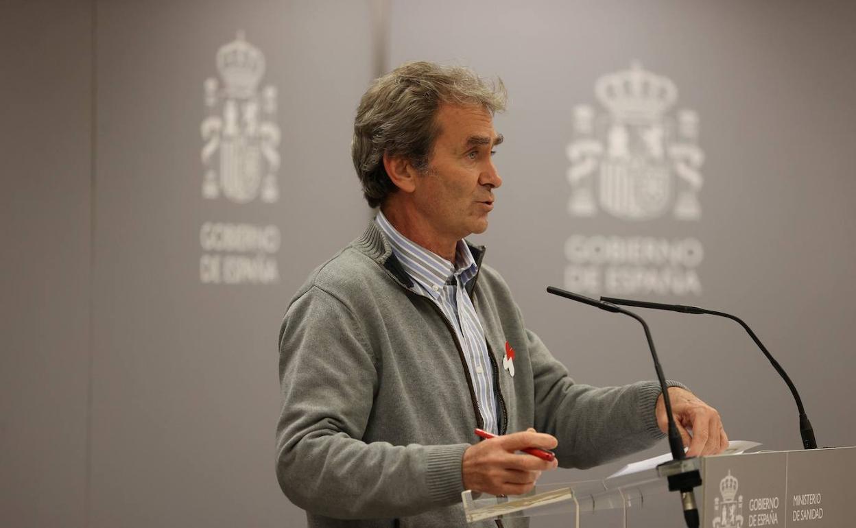 El doctor Fernando Simón, portavoz del Ministerio de Sanidad.