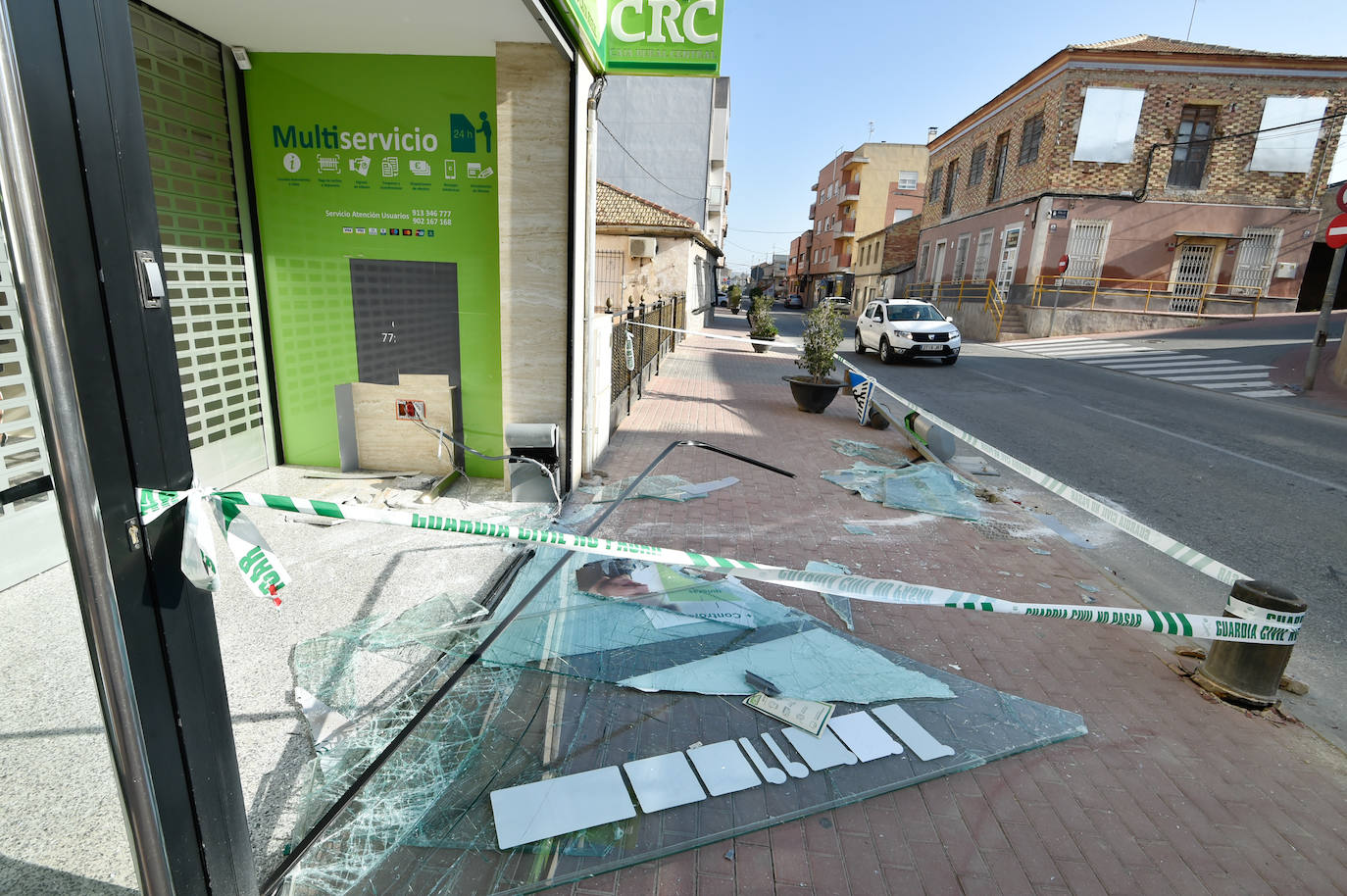 Fotos: Las imágenes del robo del cajero de Zeneta