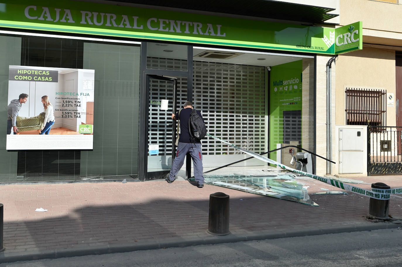 Fotos: Las imágenes del robo del cajero de Zeneta