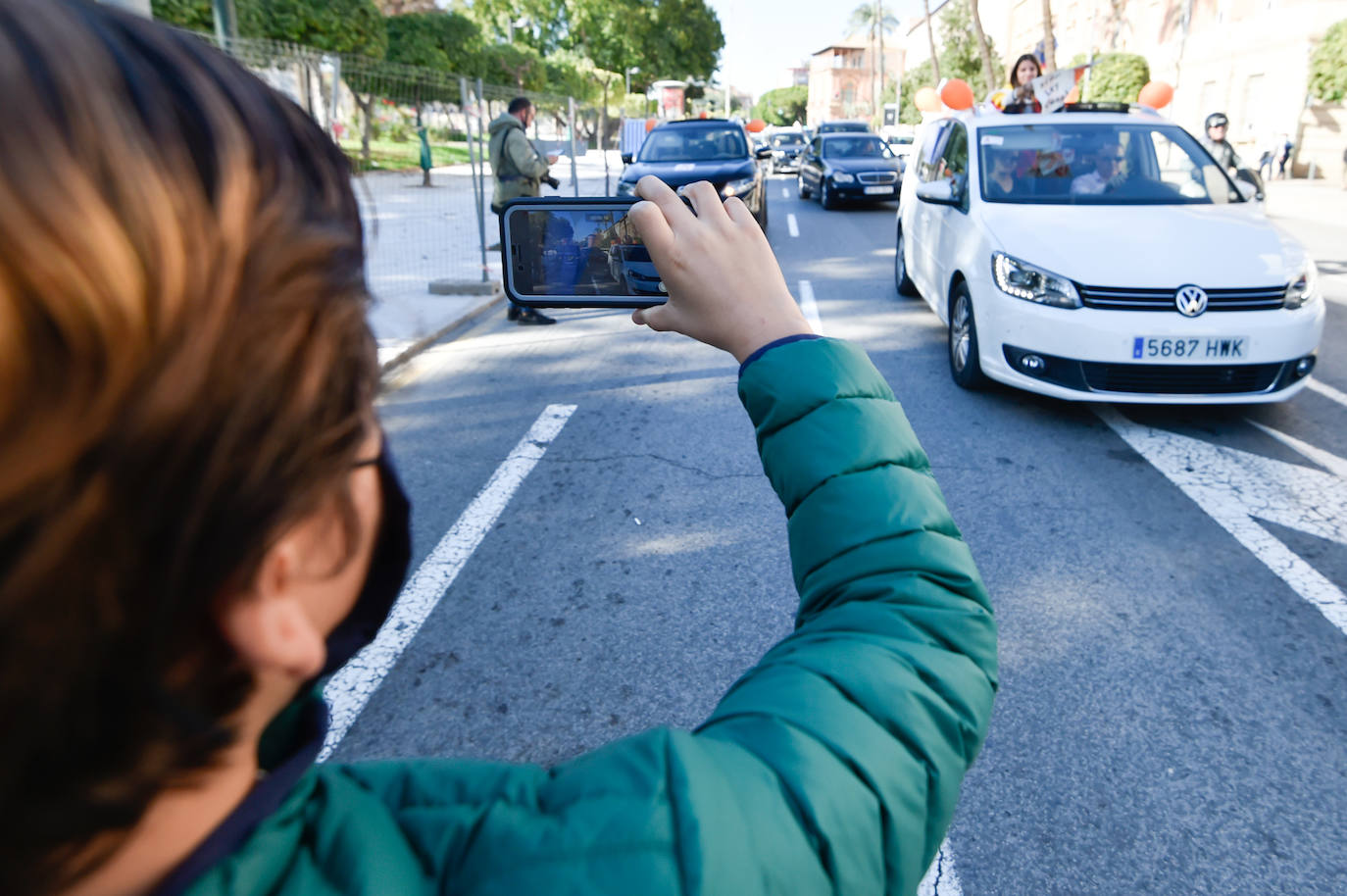 Fotos: La &#039;marea naranja&#039; recorre el centro de Murcia contra la &#039;ley Celaá&#039;