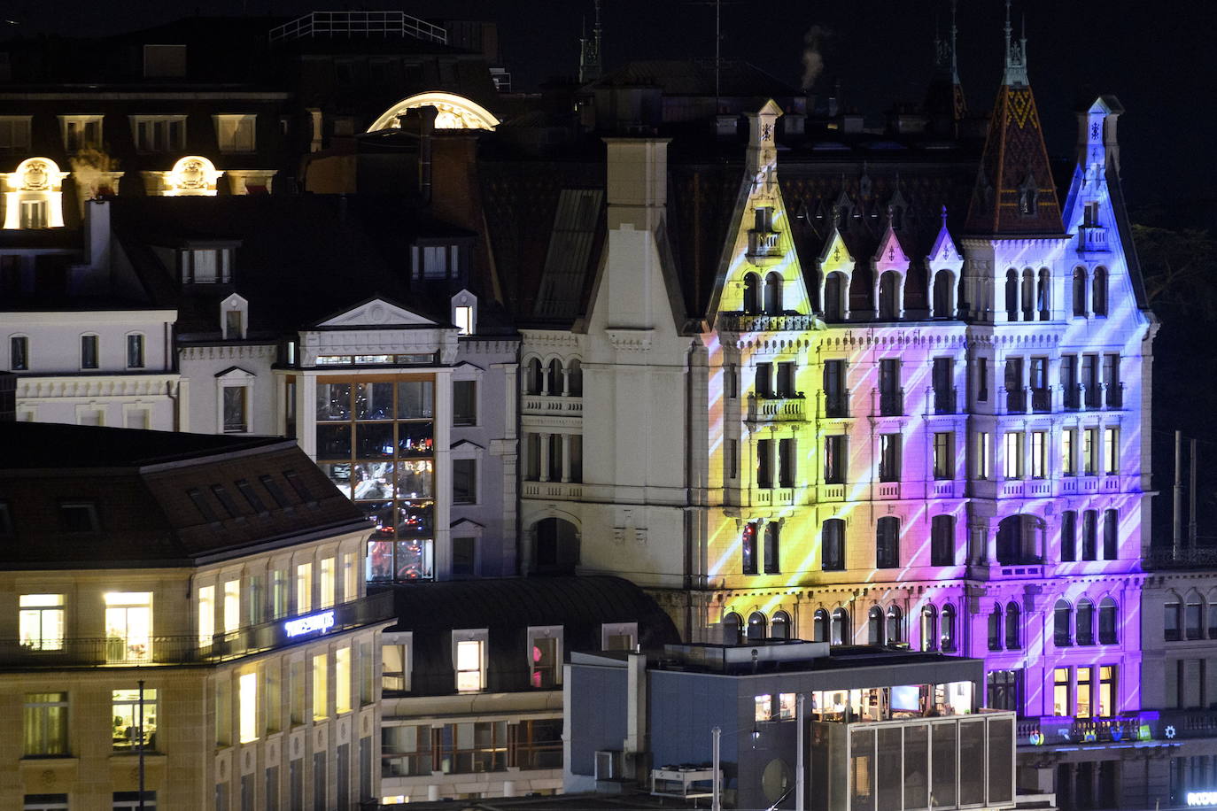 Fotos: Juego de luces en Lausana