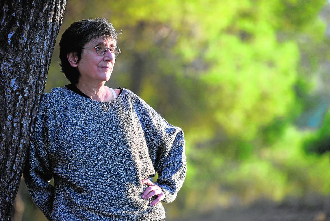 Ángeles Portillo, fotografiada en El Valle (Murcia). 