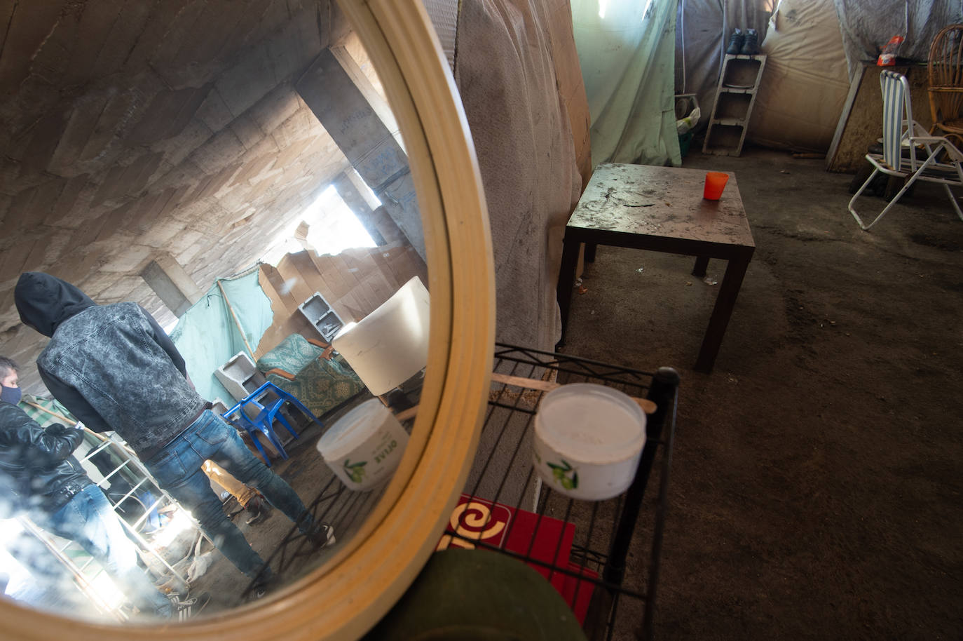 Fotos: Protestas por el desalojo de un edificio ocupado en el barrio murciano de San Pío