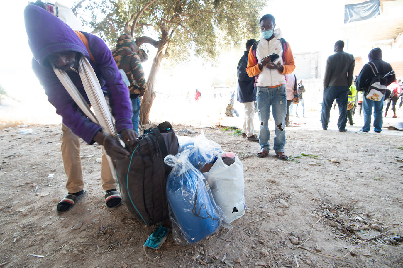 Fotos: Protestas por el desalojo de un edificio ocupado en el barrio murciano de San Pío