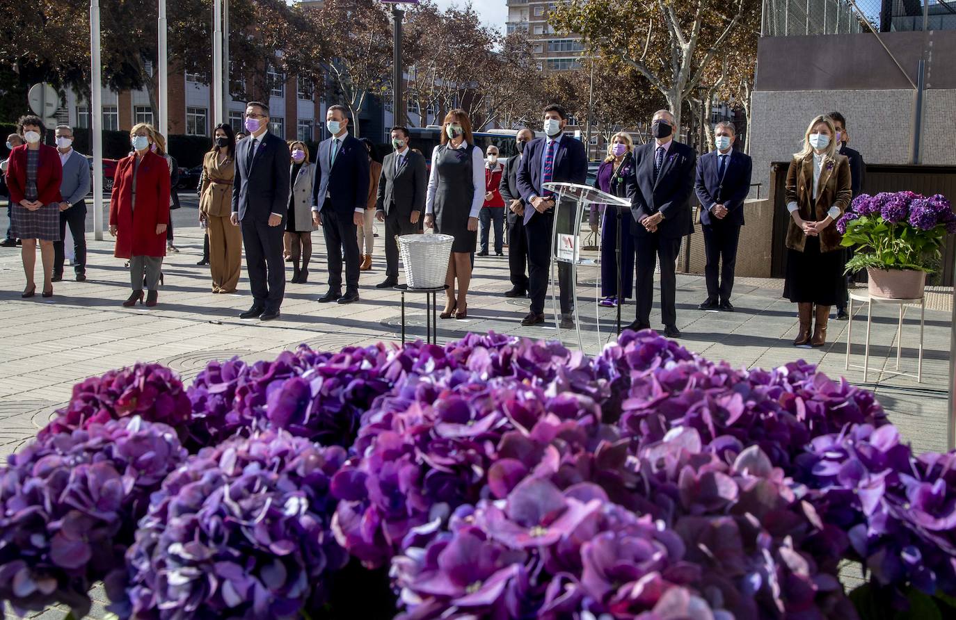 Fotos: Homenaje a las víctimas de violencia de género en la Asamblea Regional