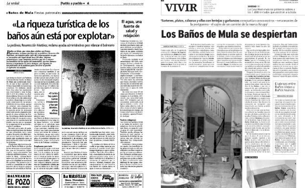 El relax en los Baños de Mula