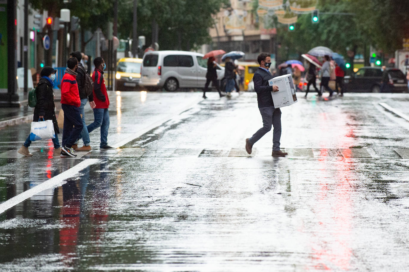 Fotos: Viernes negro en las tiendas de Murcia y Cartagena