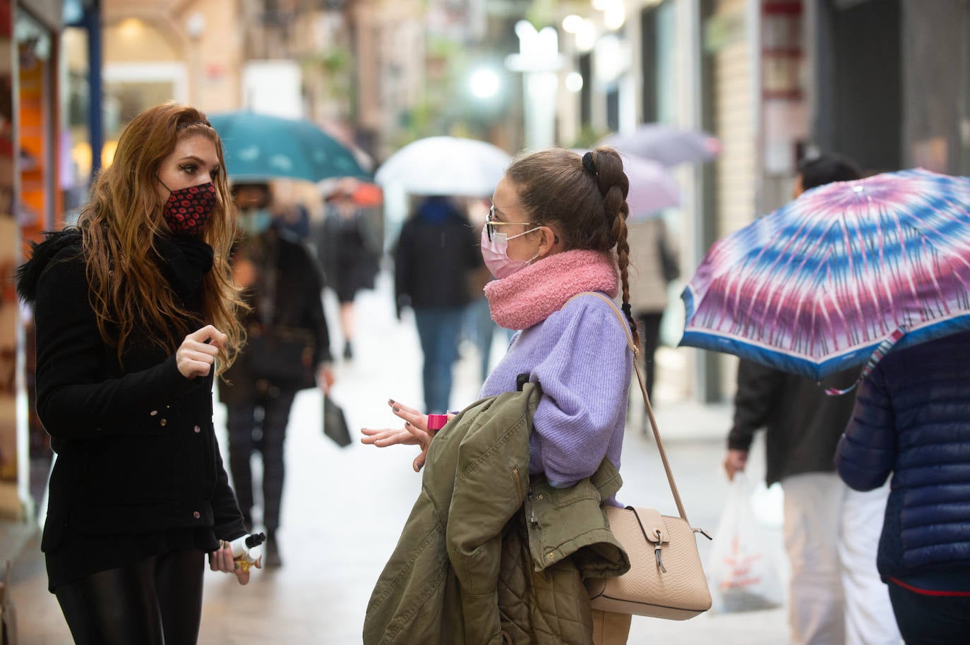 Fotos: Viernes negro en las tiendas de Murcia y Cartagena