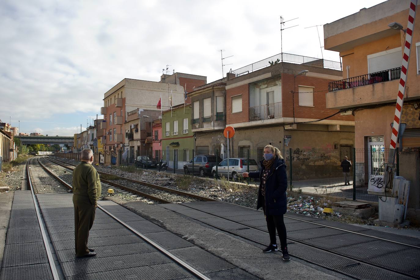 Fotos: Expropiación de viviendas junto al paso a nivel de Barriomar de Murcia