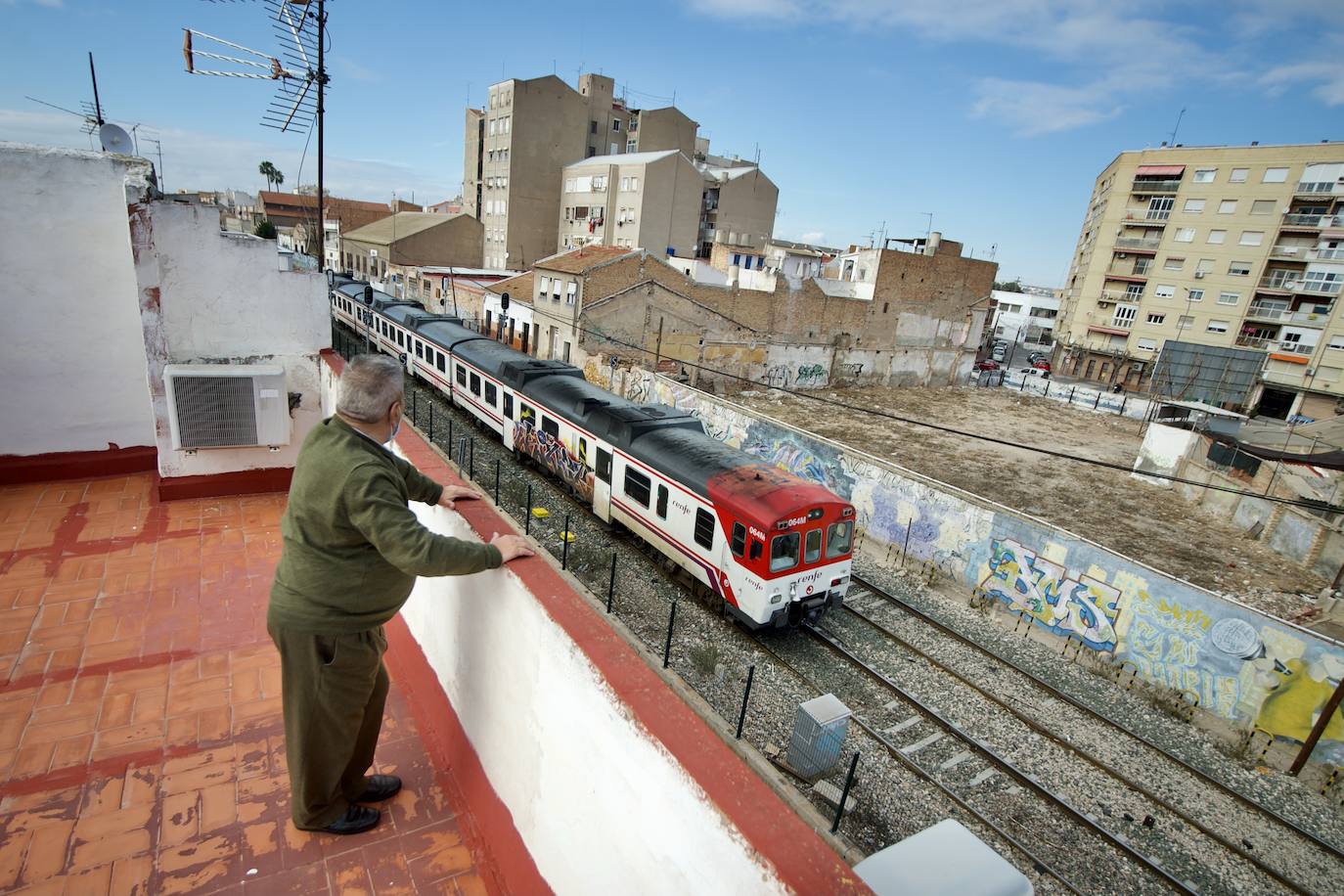 Fotos: Expropiación de viviendas junto al paso a nivel de Barriomar de Murcia