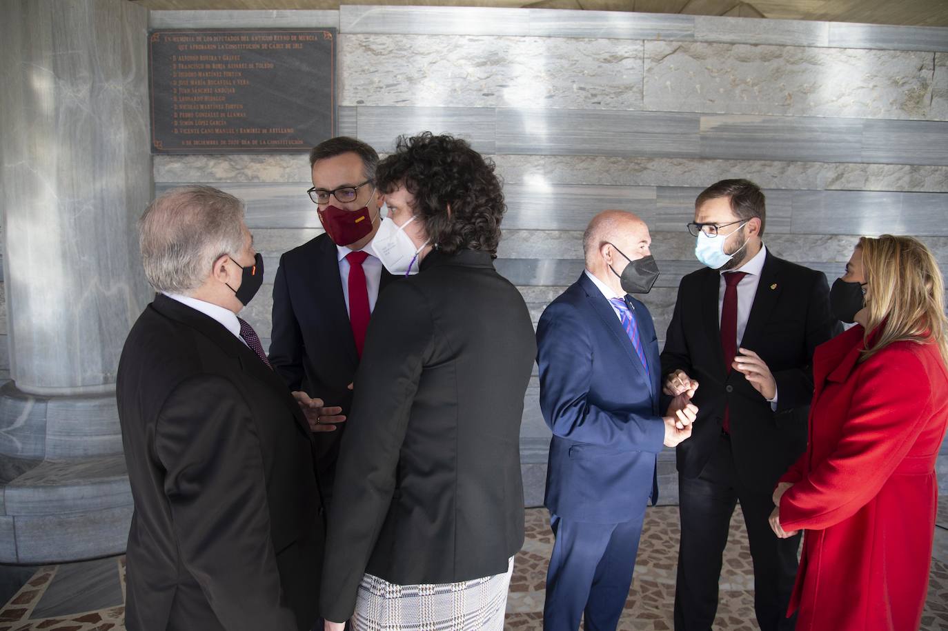 Fotos: La Asamblea Regional homenajea a diez políticos murcianos que participaron en la Constitución de 1812