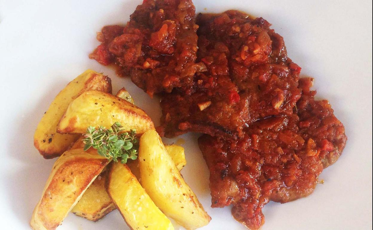 Escalopines al tomate