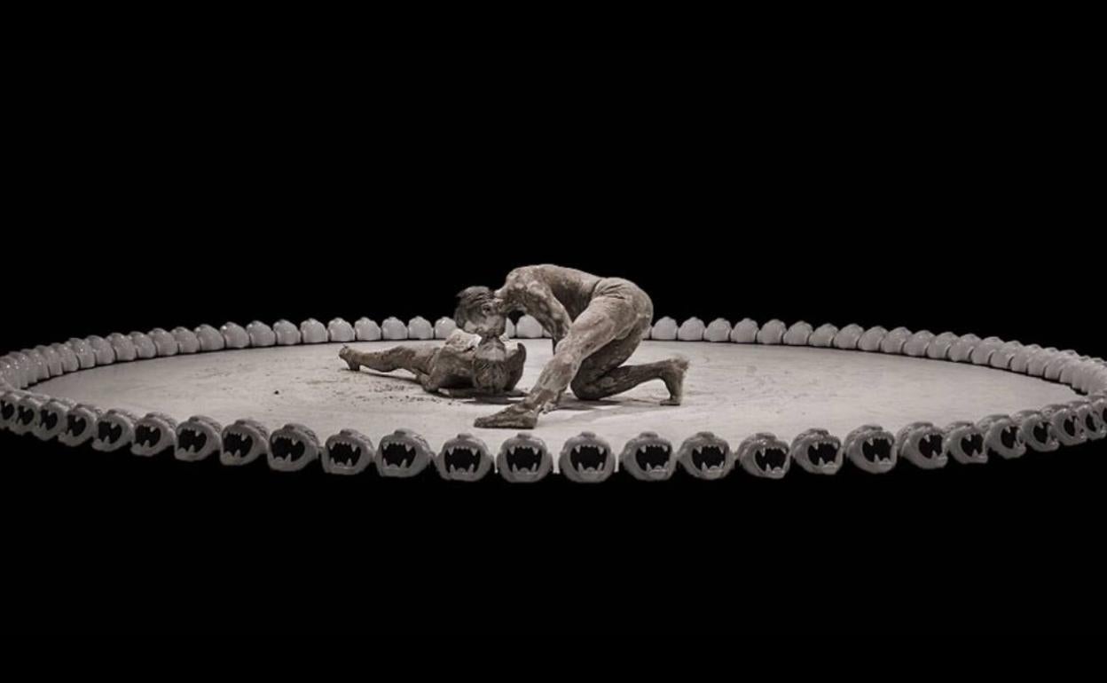 Imagen del espectáculo 'Rito' que se podrá ver este viernes en el Centro Párraga.