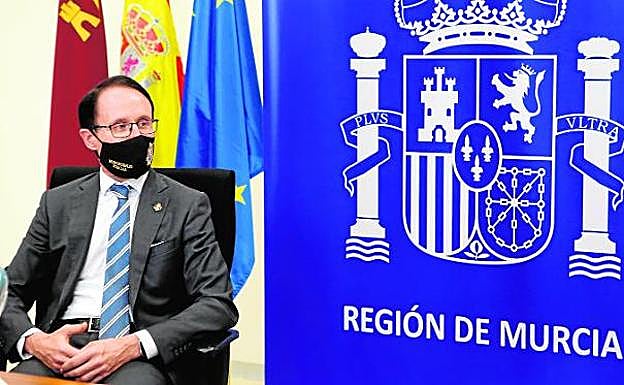 El fiscal José Luis Díaz Manzanera en la Fiscalía de la Ciudad de la Justicia, en una imagen de archivo. 