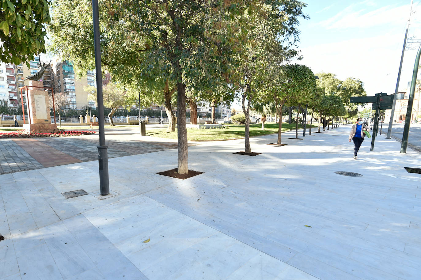 Fotos: El jardín Teniente Flomesta de Murcia estrena zonas de recreo y descanso