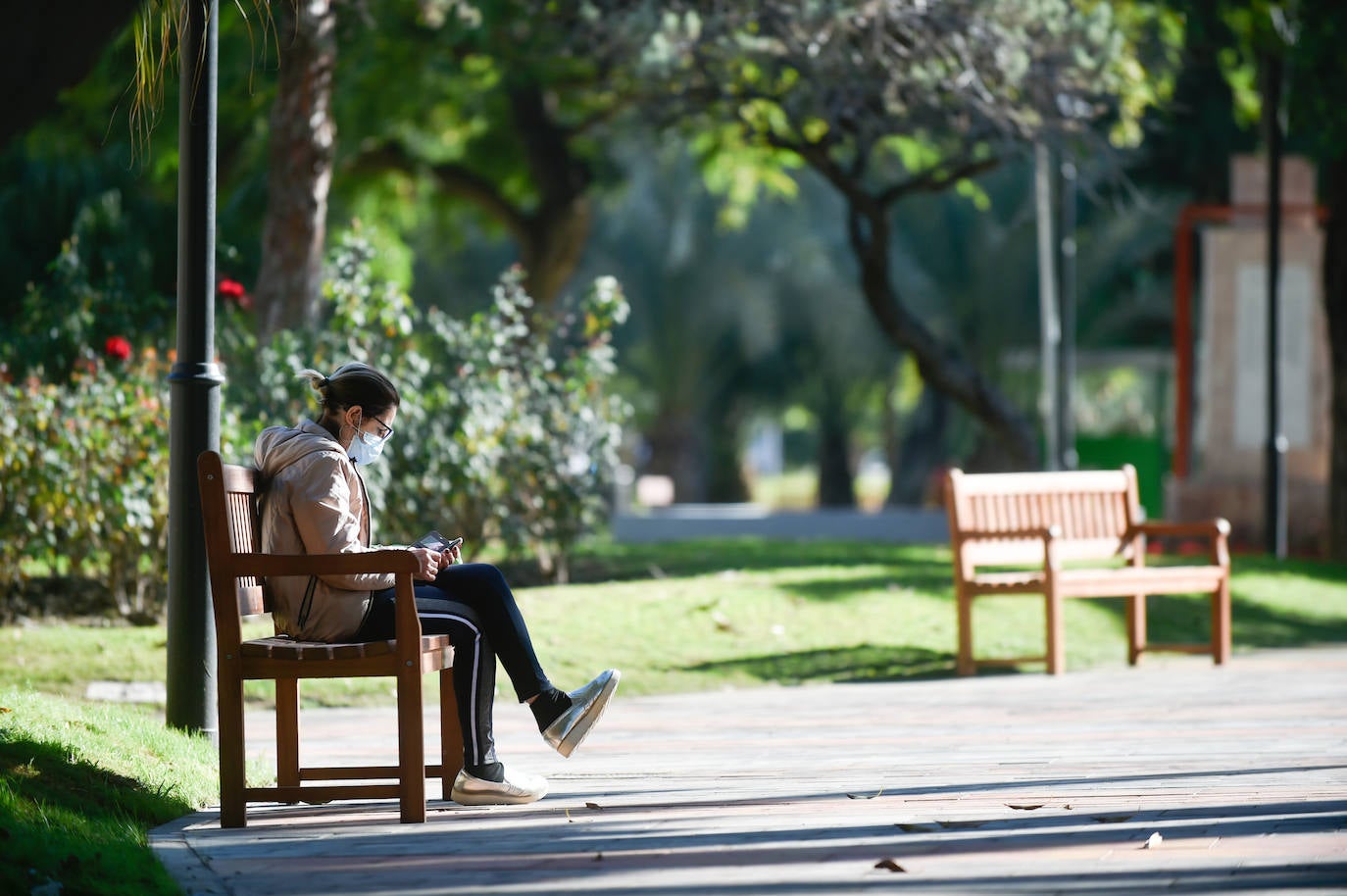Fotos: El jardín Teniente Flomesta de Murcia estrena zonas de recreo y descanso