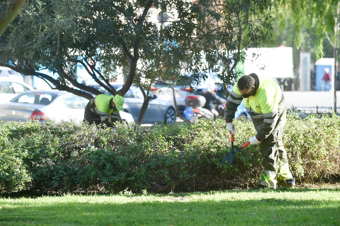 Fotos: El jardín Teniente Flomesta de Murcia estrena zonas de recreo y descanso
