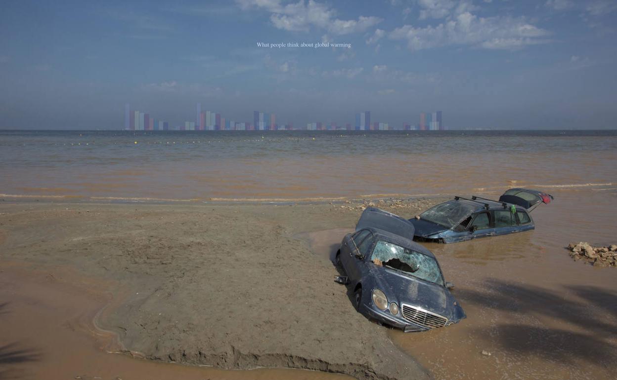 Un Mar Menor apocalíptico, en la exposición.