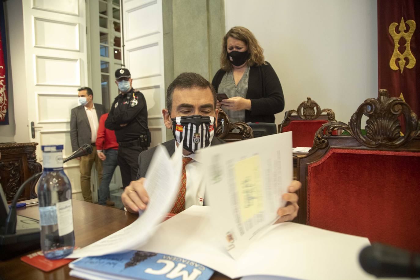 Fotos: Pleno del Ayuntamiento de Cartagena del jueves 17 de diciembrede 2020