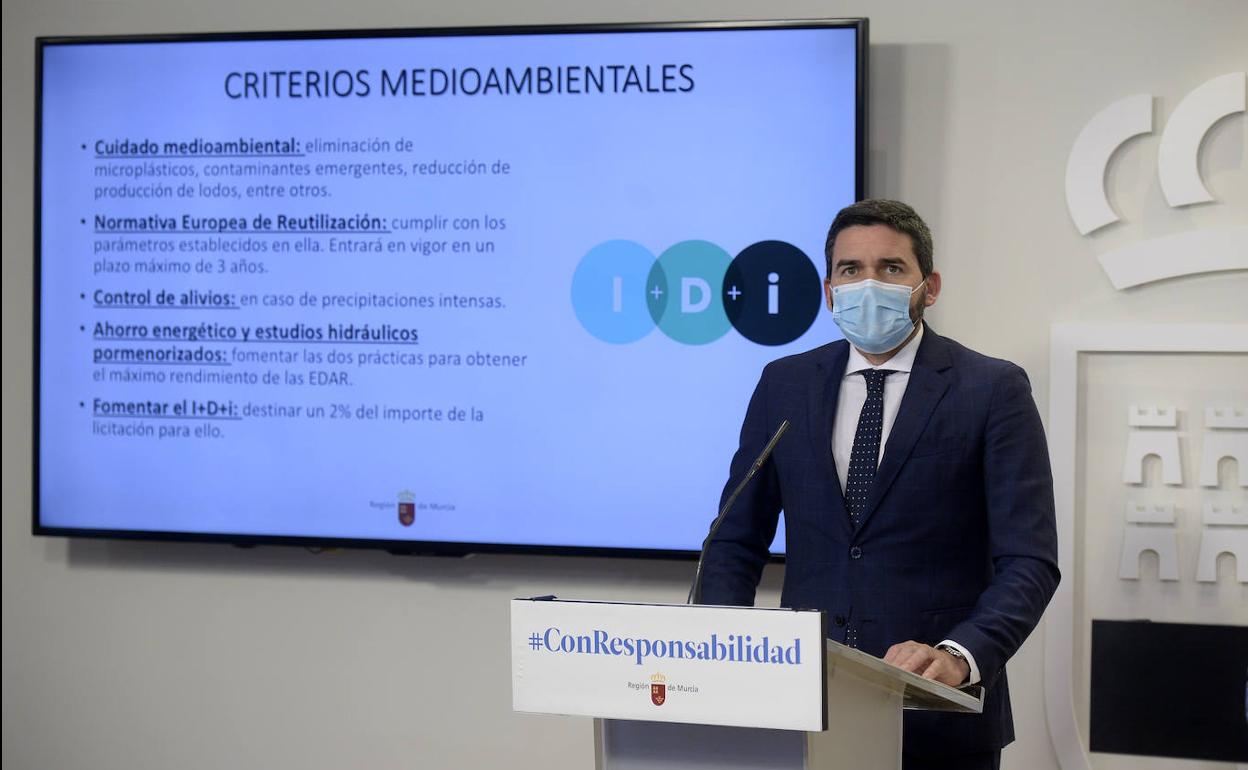 Antonio Luengo, en rueda de prensa, este jueves.