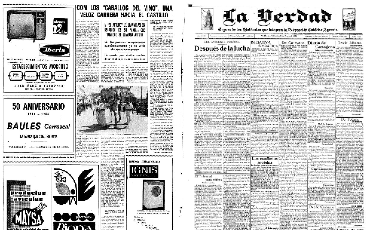 2/5/1923LA VERDAD incluía ya el programa de festejos de Caravaca «en honor de nuestra excelsa Patrona la Santísima Cruz», con «las típicas carreras de caballos del vino»