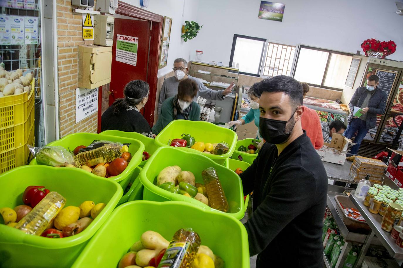 Fotos: El hambre colapsa el Buen Samaritano en Cartagena