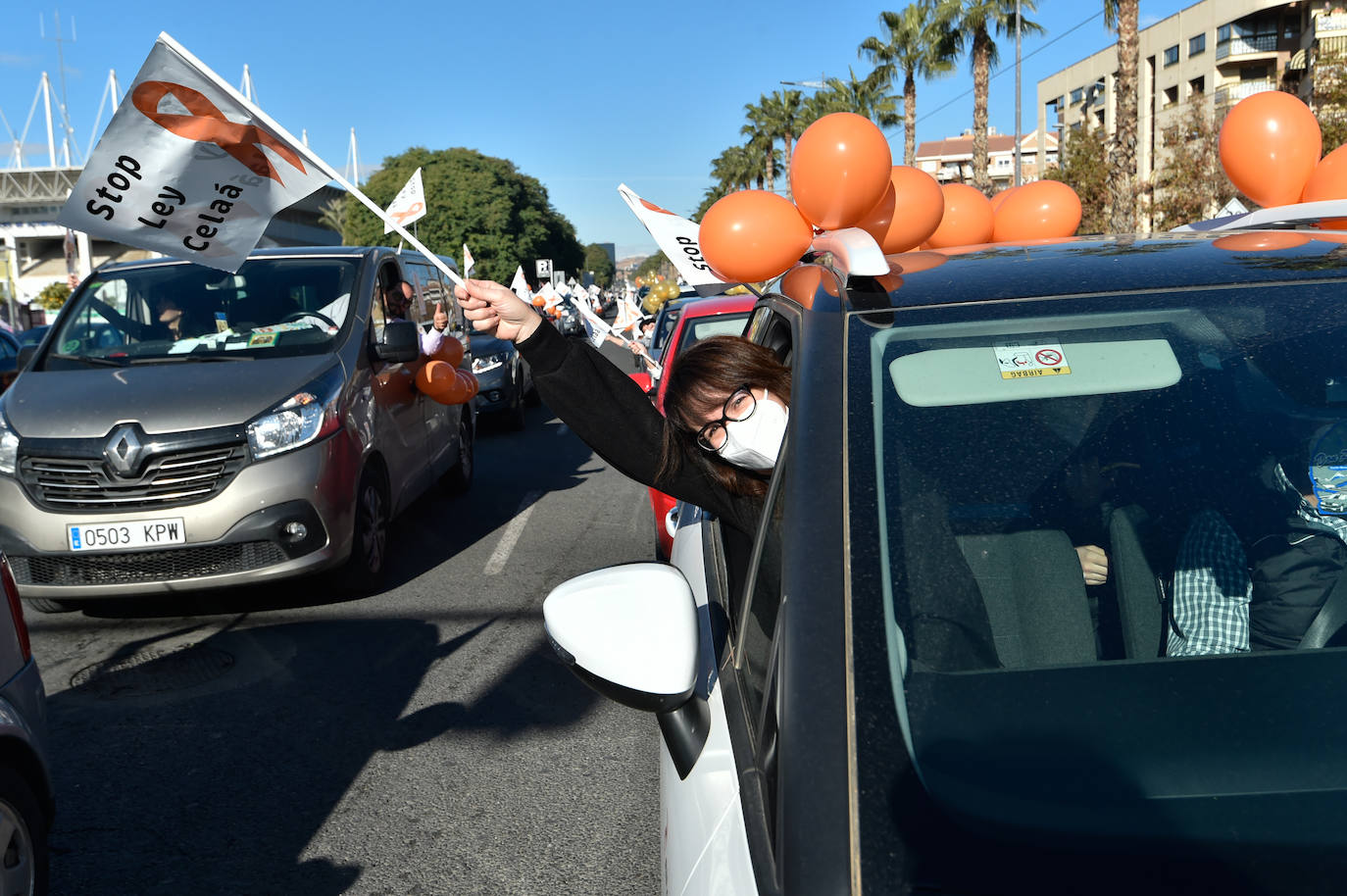 Fotos: Nueva protesta en Murcia contra la &#039;ley Celaá&#039;