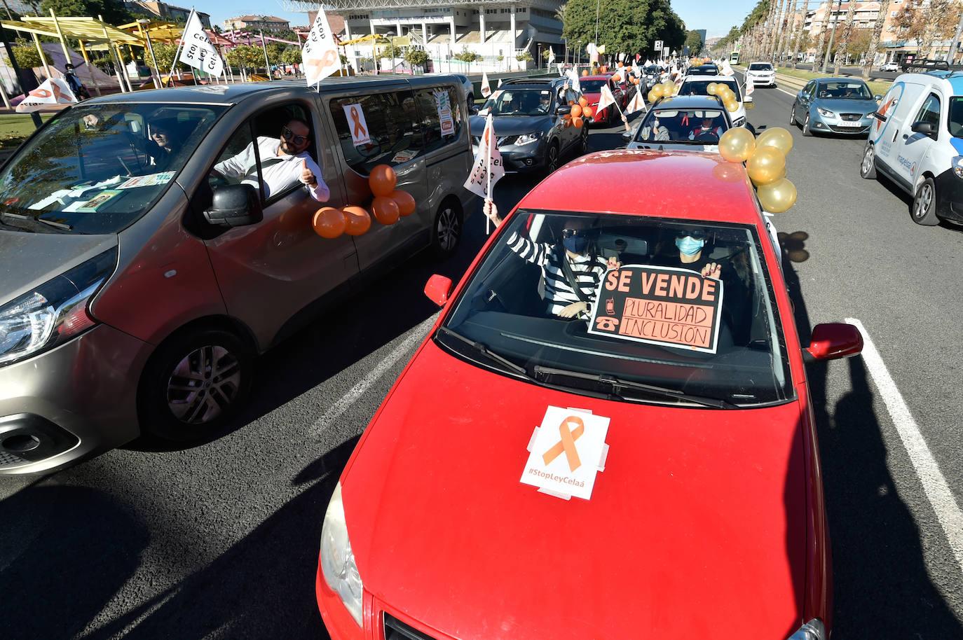 Fotos: Nueva protesta en Murcia contra la &#039;ley Celaá&#039;
