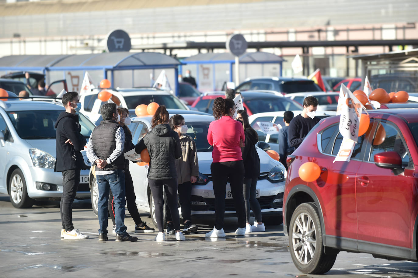 Fotos: Nueva protesta en Murcia contra la &#039;ley Celaá&#039;