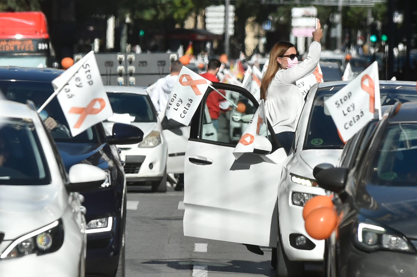 Fotos: Nueva protesta en Murcia contra la &#039;ley Celaá&#039;